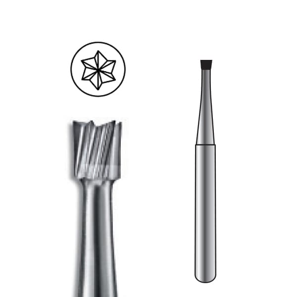 Pac-Dent HP #35 Inverted Cone Carbide Bur, Package of 10 - Pac-Dent HP #35 Inverted Cone Carbide Bur, Package of 10 Burs. - Image 1