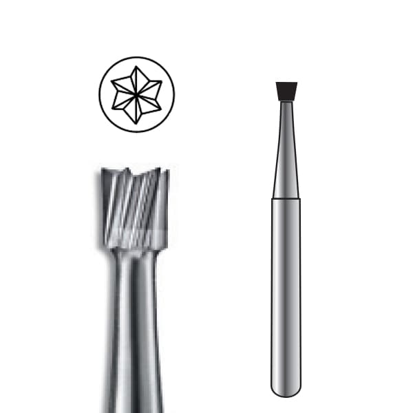 Pac-Dent HP #36 Inverted Cone Carbide Bur, Pack of 10 - Pac-Dent HP #36 Inverted Cone Carbide Bur, Pack of 10 Burs - Image 1