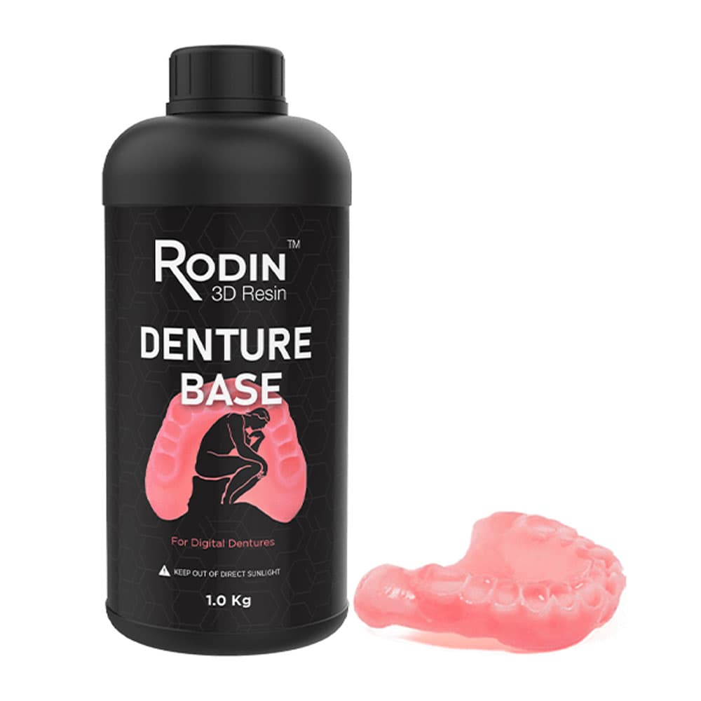 Rodin™ Denture Base 2.0 3D Print Resin, Classic Pink, 1 kg Bottle, #23864 thumbnail 5