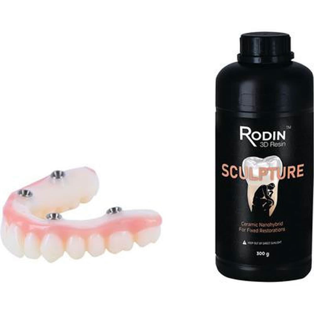 Rodin™ Sculpture C3 Ceramic Nanohybrid 3D Resin, 300g Bottle, 3DR-CNR-C3-300 thumbnail 2