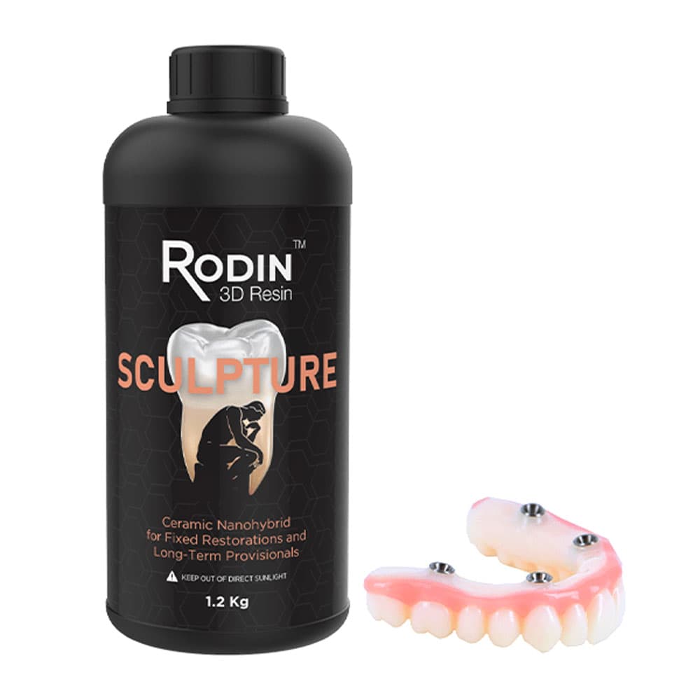 Rodin™ Sculpture Ceramic Nanohybrid, Shade B2, 1.2kg Bottle, #3DR-CNR-B2-1200 thumbnail 2