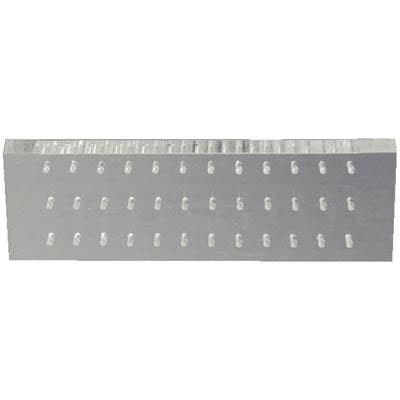 Palmero 36-Hole Latch-Type Bur Block, Clear Plexiglass, Non-Autoclavable, 5" x 2" x 0.5" thumbnail 2