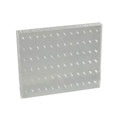 Palmero 72-Hole FG-Type Bur Block, Clear Plexiglass, Holds 72 Friction Grip Burs, Non-Autoclavable, 5" x 4" x 0.5", 1516DFG thumbnail 6