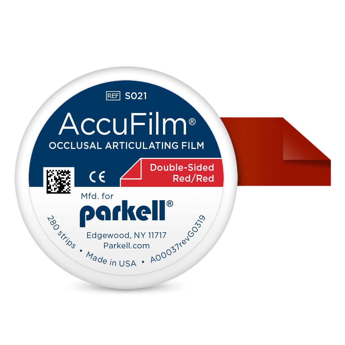 AccuFilm II Double-Sided Articulating Film, Red/Red, Precut Strips, 280/Pkg, S021 thumbnail 16