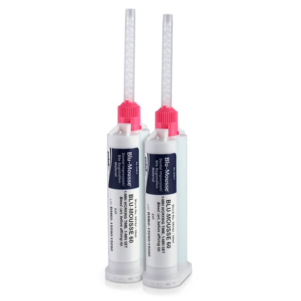 Parkell Blu-Mousse 60 VPS Bite Registration Material, 60-Second Set, 2 x 50 mL Split Cartridges, S440S thumbnail 13