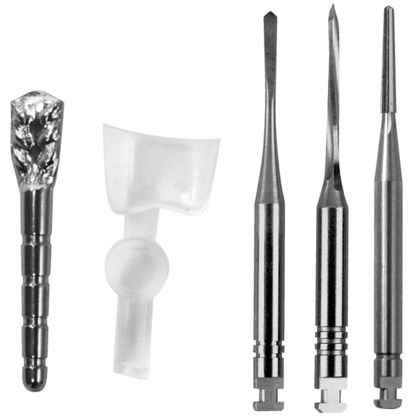Parkell C-I Stainless Steel Post & Core Starter Kit #3 Medium, Flat-Head, 20 Posts, 20 Core Patterns, 3 Drills, S114 thumbnail 4