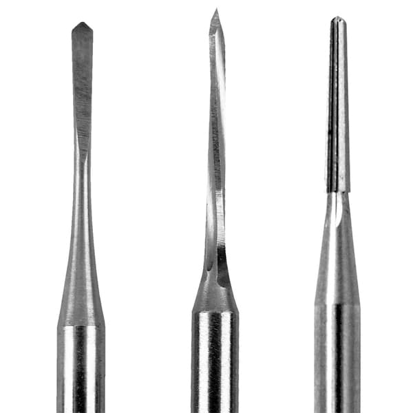 Parkell C.I. Kit Fine Drill Set, Includes "A" Fine, "B" Fine, and "C" Fine, Set of 3 thumbnail 2