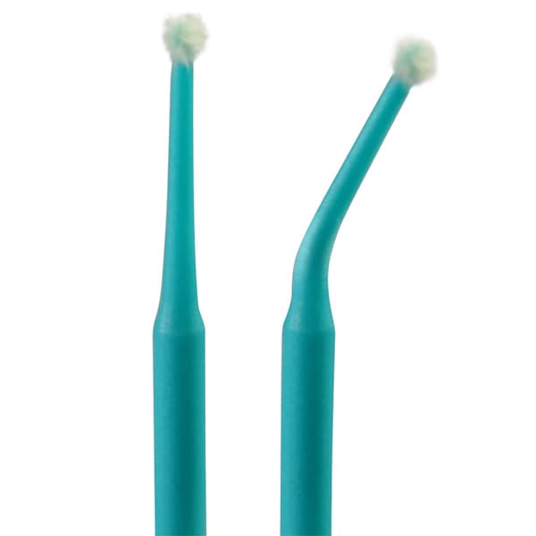 Amalgambond Plus Adjustable Precision Applicator Brushes, Bendable, Teal, Regular, 200/Pk thumbnail 5