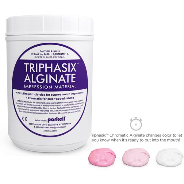TriPhasix Chromatic Alginate Refill, French Vanilla, 10 lb Package, S402 thumbnail 5