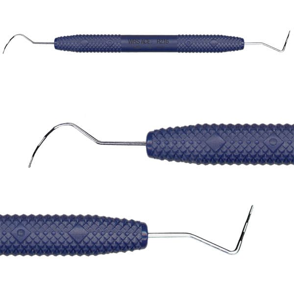 PDT ACE Furcation Probe 12 Short, Double End, 3-6-9-12mm Markings, Pacific Blue Resin Handle, R216 thumbnail 5