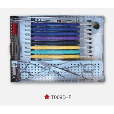 PDT FlipTop Cassette D Series Fixed Rack 9 Instrument, Stainless Steel, 8-1/8" L x 7" W x 1-3/8" H thumbnail 13