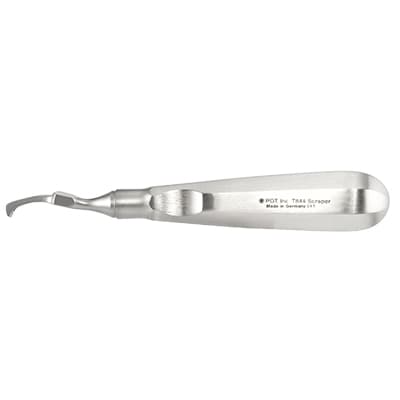 PDT Bone Scraper, Stainless Steel, Single End, 4 in, T844 thumbnail 5