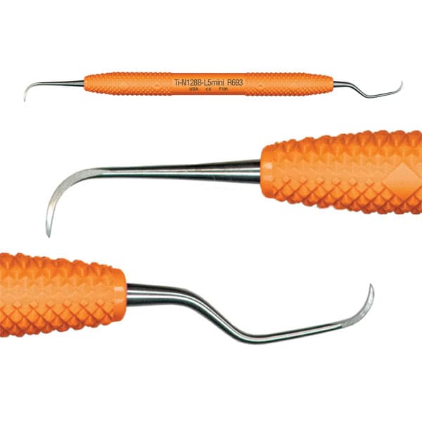 PDT Wingrove Titanium Implant Scaler, Double-Ended N128B/L5M, Orange Resin Handle, 1/Pk, R693 thumbnail 10
