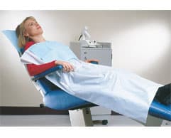 Practicon White Polyethylene Patient Drapes, 36" x 48", 400 Sheets per Roll, Folded Once, 18" Wide Roll, 705611 thumbnail 4