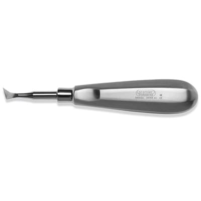 Premier Dental Surgical Elevator #45 Cryer, Large Hexagonal Handle, Single End, Right, 440A Stainless Steel, 1/Pkg thumbnail 5