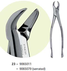Premier Dental Extracting Forceps #23, Mandibular, Smooth, Stainless Steel, 1/Pk, 9065011 thumbnail 8