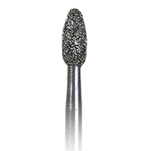 Two Striper Diamond Bur FG, Football Shape, #285.5, Very Fine Grit, Yellow Ring, 5/Pk, 2015203 thumbnail 9