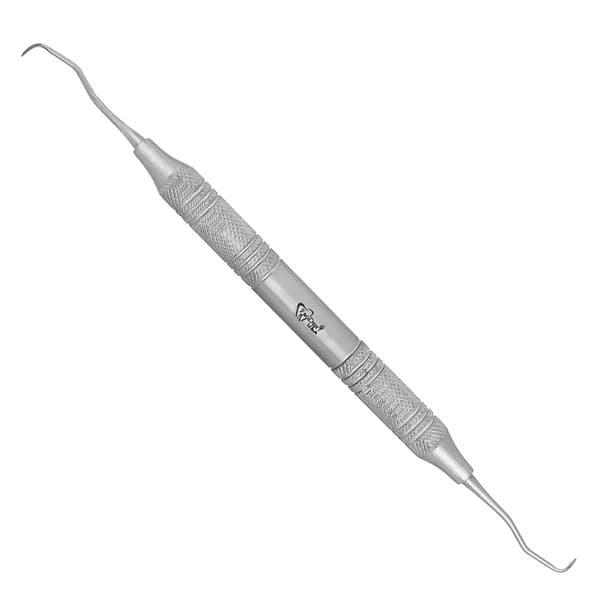 ProDent USA #1/2 Gracey Curette, Double-Ended, Hollow #H4 Stainless Steel Handle, Regular Tip, 1/Pk - ProDent USA #1/2 Gracey Curette w/Hollow #H4 Handle and Regular Tip. - Image 1