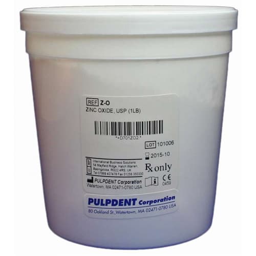 Pulpdent Zinc Oxide USP Powder, 1 lb (454 g) Jar thumbnail 9