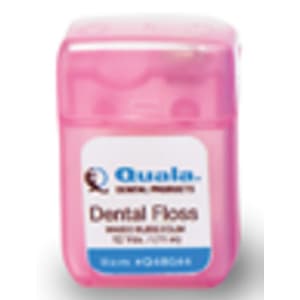 Quala Dental Floss, Nylon, Waxed, Bubblegum, 12 yds, 72/Pk thumbnail 7