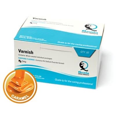 Quala 5% Sodium Fluoride Varnish, 0.5 ml Unit Dose, Caramel Flavor, White, 50/Box, Q3055C thumbnail 3