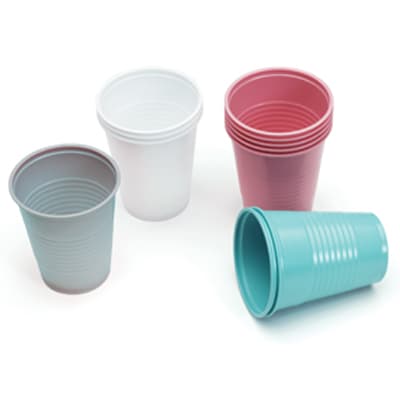Quala Plastic Drinking Cups, 5 oz, Dusty Rose, 1000/Case thumbnail 3