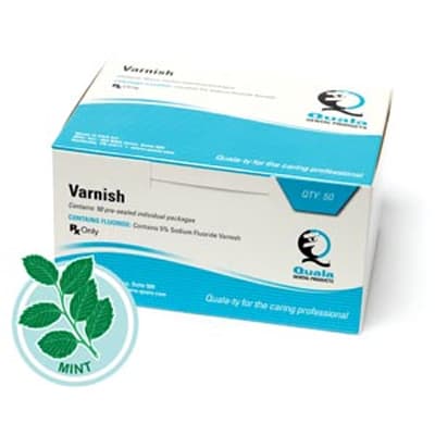 Quala 5% Sodium Fluoride Varnish, 0.5 ml Unit Dose, Mint, Clear, 50/Box thumbnail 3