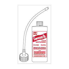 RPI Compressor Oil 16 oz Bottle, ISO 100 / SAE 30 / AGMA 3, with Extended Spout thumbnail 4