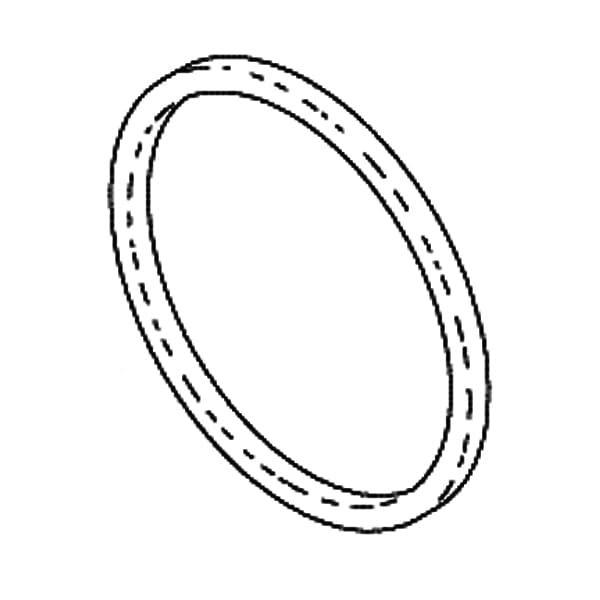RPI Tuttnauer Door Gasket, Fits 2340M Units with S/N 8805 and Below, 9.42" OD, OEM 02610005, 1/Pk thumbnail 2