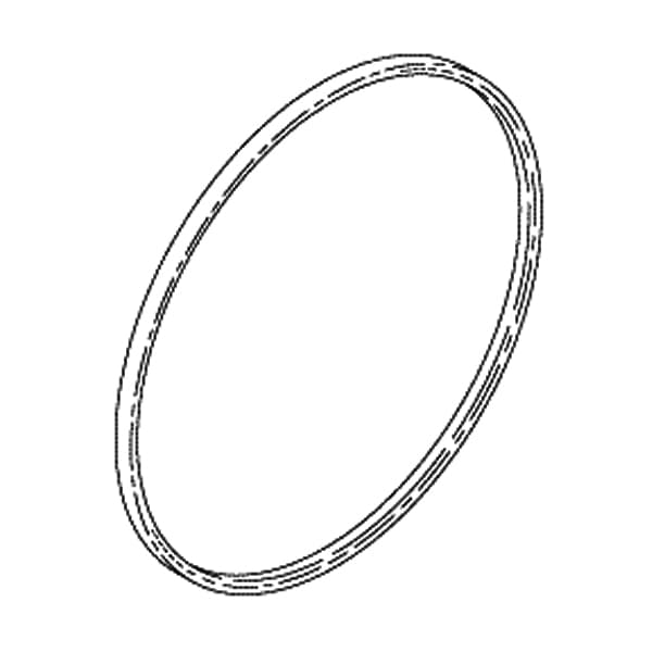 RPI Replacement Drive Belt for RAMVAC Bison 7, V-Belt, Effective Length 42", 0.50" x 0.31", OEM #0002360SP thumbnail 2