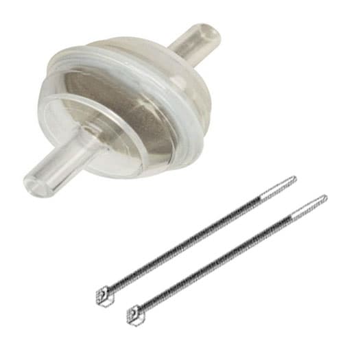 RPI In-Line Water Filter for SciCan Statim, 3/16" ID Hose Connectors, 1-1/4" Diameter, 2" Length, OEM #01-106637S thumbnail 2