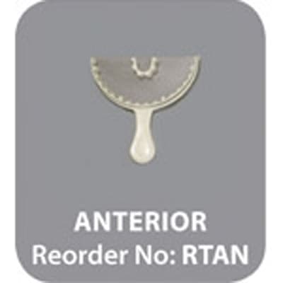 Safe-Dent Anterior Bite Registration Trays, Disposable Plastic with Non-Tear Mesh, 35/Box - Safe-Dent Anterior bite registration trays, 35/bx. Disposable plastic - Image 1
