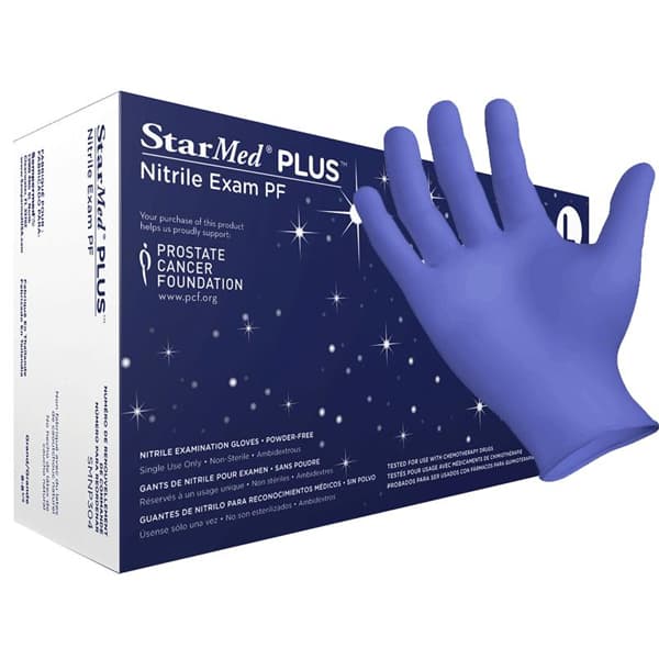 Sempermed StarMed Plus PF Nitrile Exam Gloves, Powder Free, Non-Sterile, Large, Purple, 300/Box, SMNP304 thumbnail 15