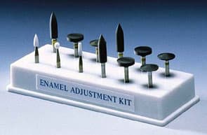 Shofu Enamel Adjustment Kit CA - Plastic, 3 Dura-White Stones & 9 Ceramiste Points, Contra Angle, Instructions Included thumbnail 4