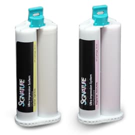 Signature Heavy Body Fast Set VPS Impression Material, Super Hydrophilic, 2 x 50 ml Cartridges with 4 Mixing Tips - Signature Heavy Body, Fast Set VPS Impression Material, Super Hydrophilic - Image 1