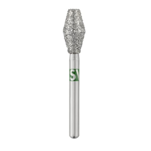 Piranha Diamonds FG #811.033 Coarse Grit, Barrel Shaped, Single Use Diamond Bur, 25/Box - Piranha Diamonds FG #811.033 Coarse Grit, Barrel Shaped, Single Use Diamond - Image 1