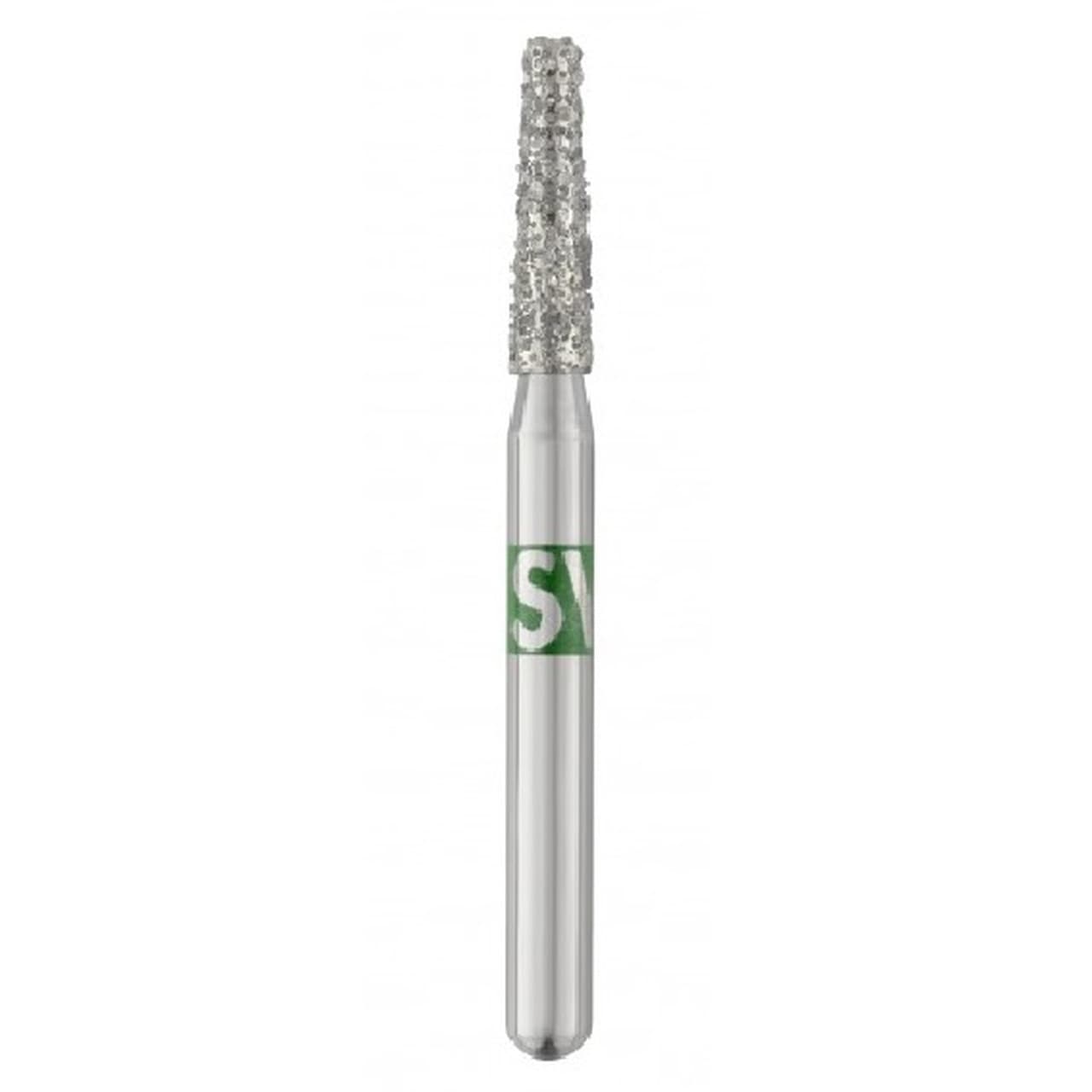 SS White Piranha Diamond Bur 845-014C, FG, Coarse, Flat End Taper, Single-Use, 25/Pk thumbnail 7