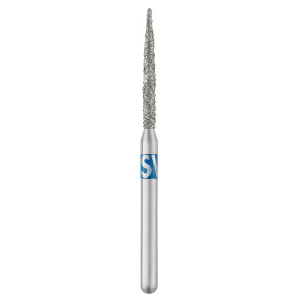 SS White Piranha Diamond Bur, FG 863-016M, Medium Grit, Flame Shape, Single-Use, 25/Pk thumbnail 6