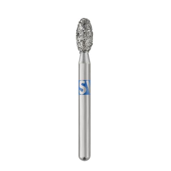 Piranha Diamond Single-Use Burs, FG, Football, #379-023M, 2.3 mm, Medium, Blue, 25/Pk thumbnail 9