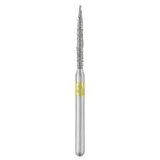 Piranha Diamond Single-Use Burs, FG, Flame, #862-012VF, 1.2 mm, Very Fine, Yellow, 25/Pk thumbnail 8