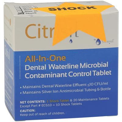 CitriSil Shock Tablets, 20/Pkg, Dental Waterline Microbial Contaminant Control thumbnail 7