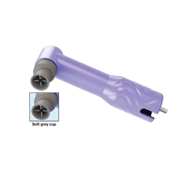 Sultan Upgrade Disposable Prophy Angles, Soft Gray Cup, Latex-Free, 90 Degree, 1200/Box, 80955 thumbnail 6