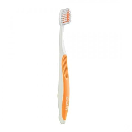 GUM Ortho Toothbrush with Soft V-Trim Bristles, 4 Rows, 34 Tufts, Box of 12 - GUM Ortho Toothbrush with Soft V-Trim Bristles, 4 Rows, 34 Tufts, Box of 12 - Image 1