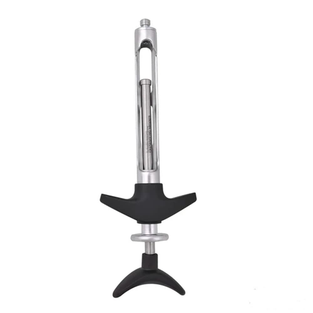 SurgiMac Air Series Aspirating Syringe, Black Saddle-Grip Silicone Handle, Stainless Steel, 1/Pk - Air Series Aspirating Syringe, 1/Pk - Image 1