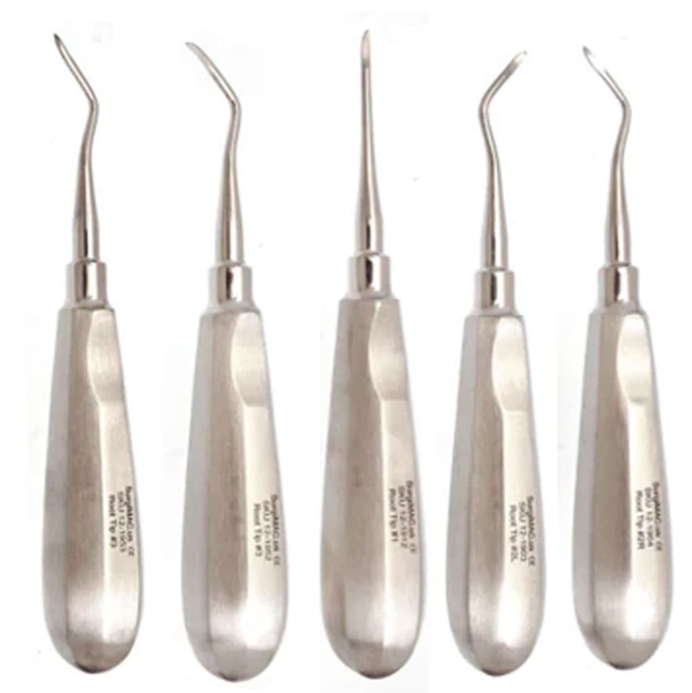 Pro Series Heidbrink Root Tip Picks, Surgical Elevators Kit, 5/Pk - Pro Series Heidbrink Root Tip Picks, Surgical Elevators Kit, 5/Pk - Image 1