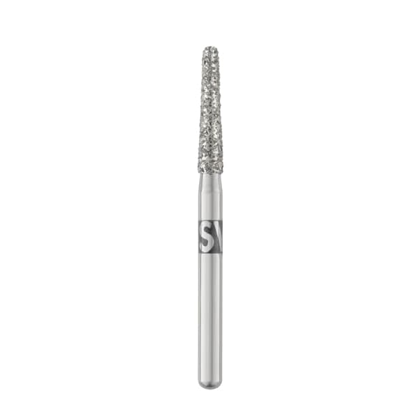 TriRockDental FG #856-018SC Round End Taper Diamond Bur, Super Coarse, 10/Pack - TriRockDental FG #856-018SC Round End Taper, Super Coarse High Quality Diamond - Image 1