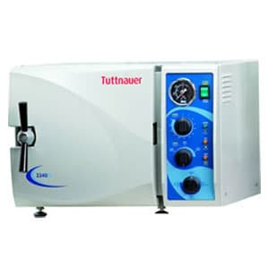 Tuttnauer 2340M Manual Autoclave, 9" x 18" Chamber, 120V, 5 Gallon, 3 Trays, 2340M thumbnail 6