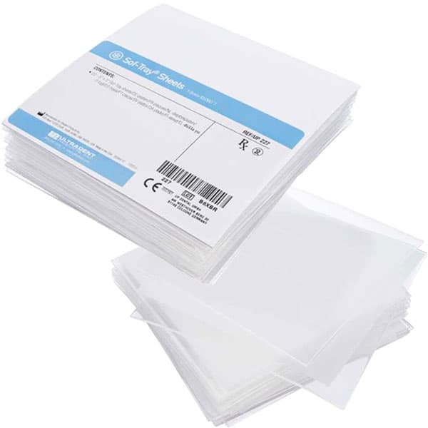 Ultradent Sof-Tray Classic Sheets, Regular 0.035", 5" x 5" Clear, 25/Pk, 226 thumbnail 3
