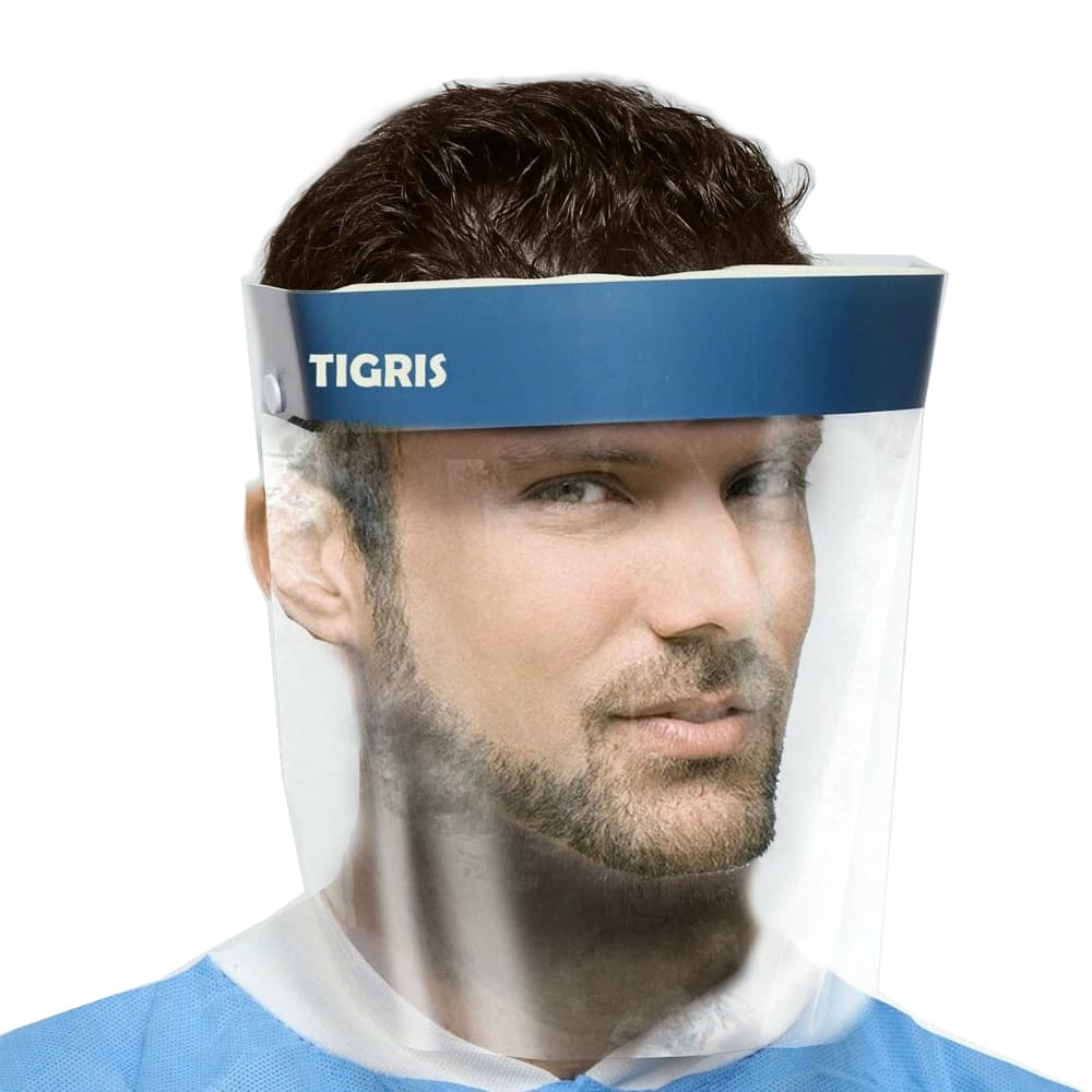 VastMed TIGRIS Anti-Fog Disposable Face Shield, 20/Bag - VastMed TIGRIS Anti-Fog Disposable Face Shield, 20/Bag - Image 1