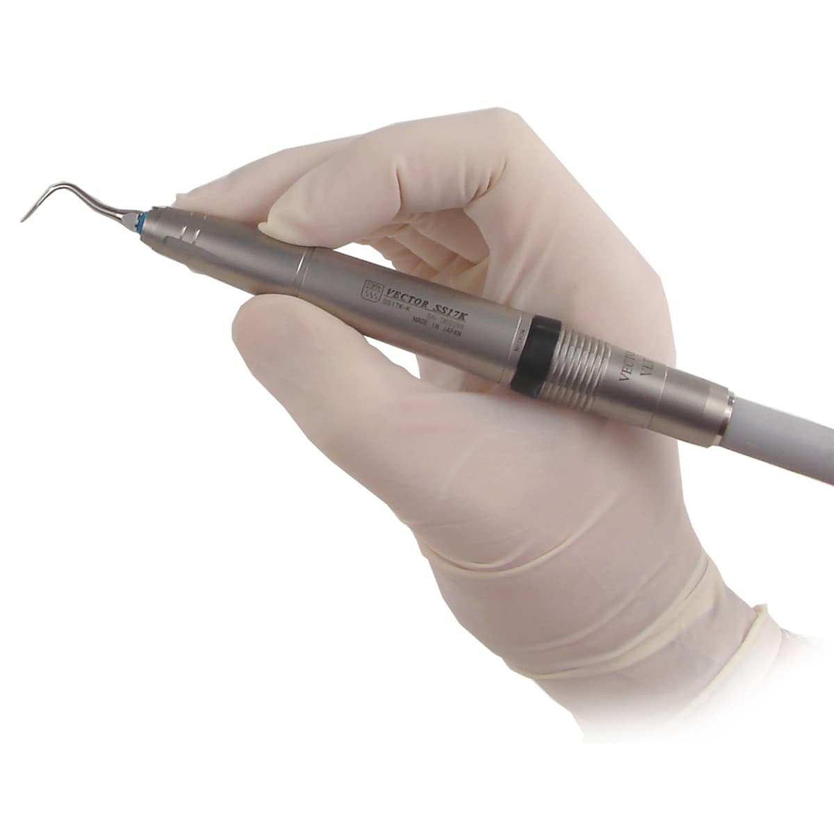 Vector R&D Super Sonic Air Scaler, 4-Line (Midwest 4-Hole) Connection, 17,000 Hz, with 3 Tips (Sickle, Universal, Perio), SS17K-M thumbnail 4